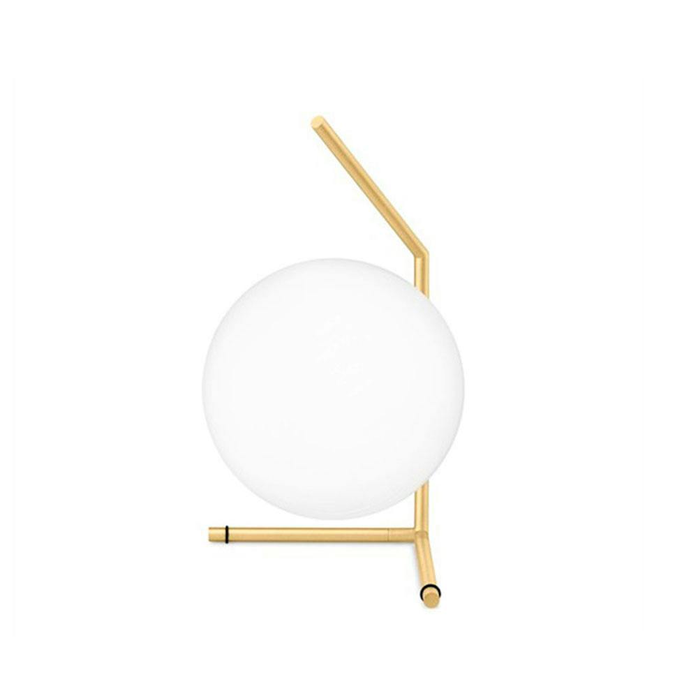 t1 lo messing flos 1 F4l FL skulpturell bordlampe